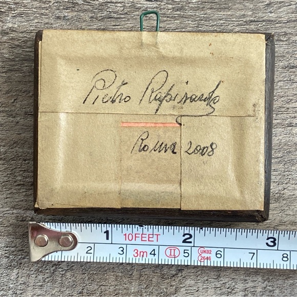 Hand Painted Rome Piazza San Pietro - Picture 4 of 5